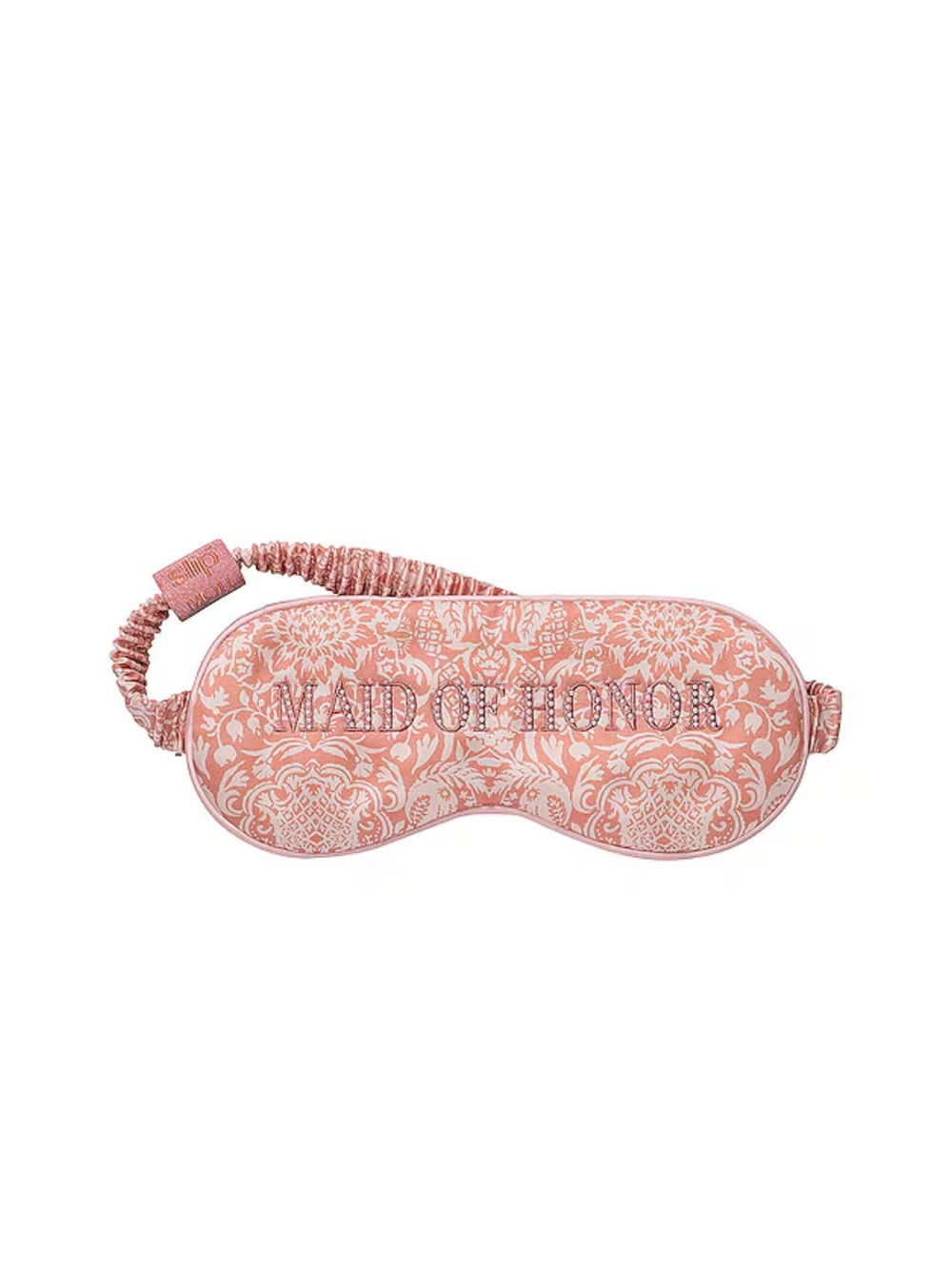 Slip Maid of Honor Pure Silk Sleep Mask - Pink Floral Box